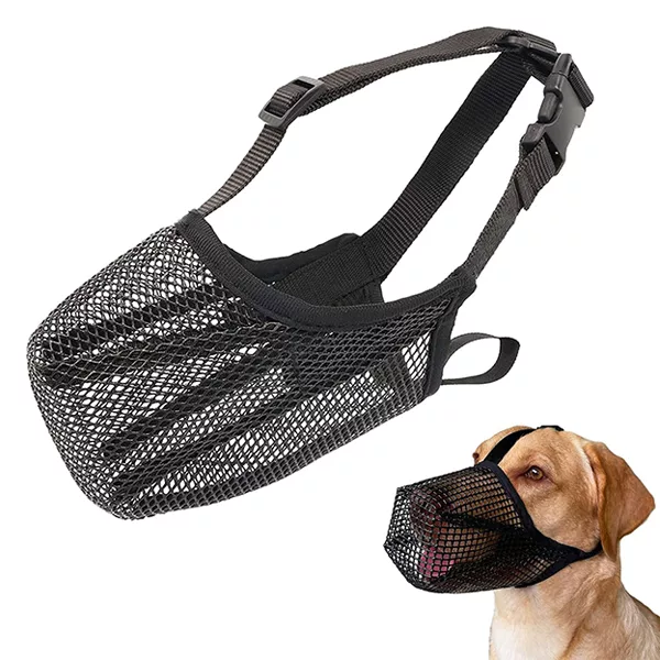dog muzzle, dog mouth cover, anti bark muzzle, adjustable dog muzzle, anti bite muzzle