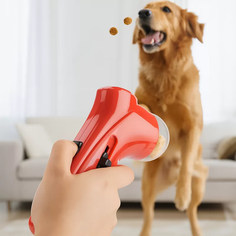dog treat launcher