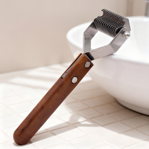 pet comb, dog comb, dematting comb, dog deshedding tool, dog grooming brush